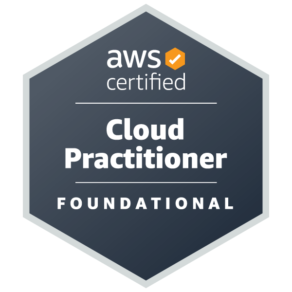 AWS Certified Cloud Practitioner — Foundational badge